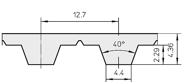 Correia Aberta Passo H – Largura 150 (38,1mm) – Poliuretano com Malha de Aço