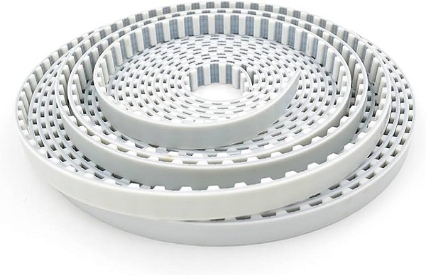 Correia Aberta Passo L – 050 (9,5mm) – PU com Malha de Aço - METRO