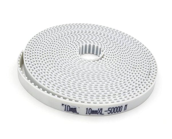 Correia 10mm PU Perfil XL 037 Aberta em PU com Malha de Aço - Metro
