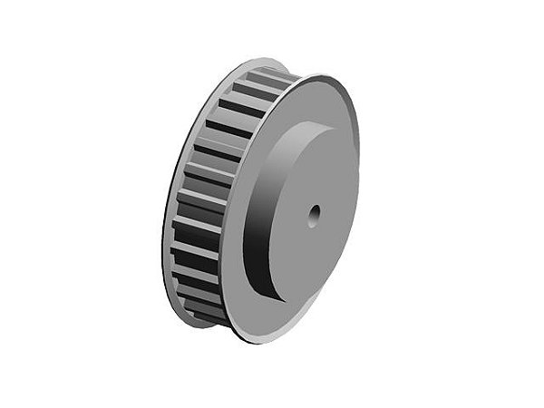 POLIA 28 DENTES AT10 16MM TIPO 6F EM ALUMÍNIO