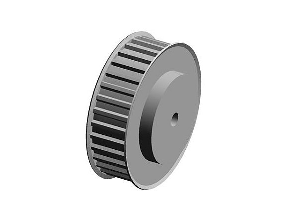 POLIA 32 DENTES AT10 25MM TIPO 6F EM ALUMÍNIO ✅