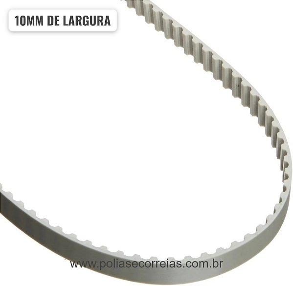 CORREIA T5-6690J PU/AÇO 10MM - EMENDADA