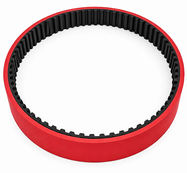 Correia 285L 25mm – Marca Universal - com Revestimento Vermelho