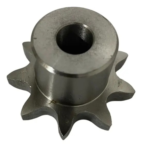 Engrenagem 09 Dentes - Passo 1/2" (ASA 40) em Aço SAE 1045