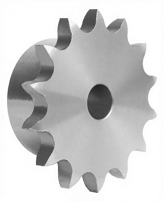 Engrenagem 14 Dentes - Passo 1/2" (ASA 40) em Aço SAE 1045