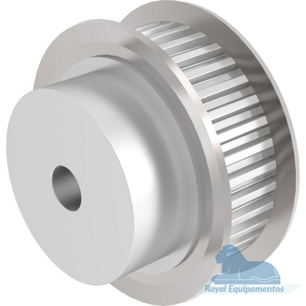 POLIA IND. ROYAL 32 DENTES H 200 TIPO 6F EM FERRO FUNDIDO