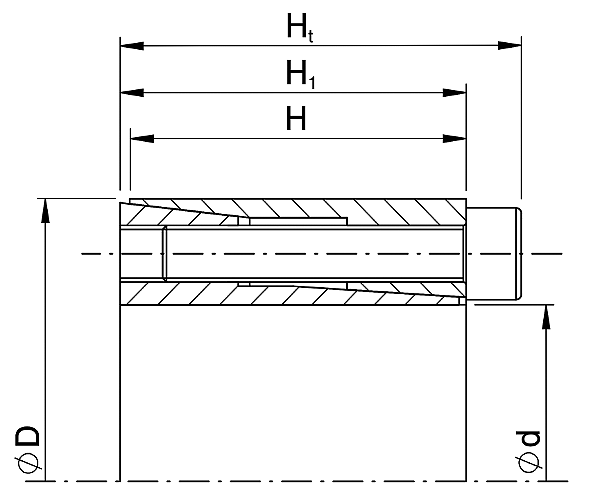 Anel de Fixação CAL 15 30x55 | Bucha Expansiva Auto Centralizante SIT-LOCK