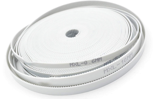 Correia MXL Aberta 12mm PU com Aço por Metro
