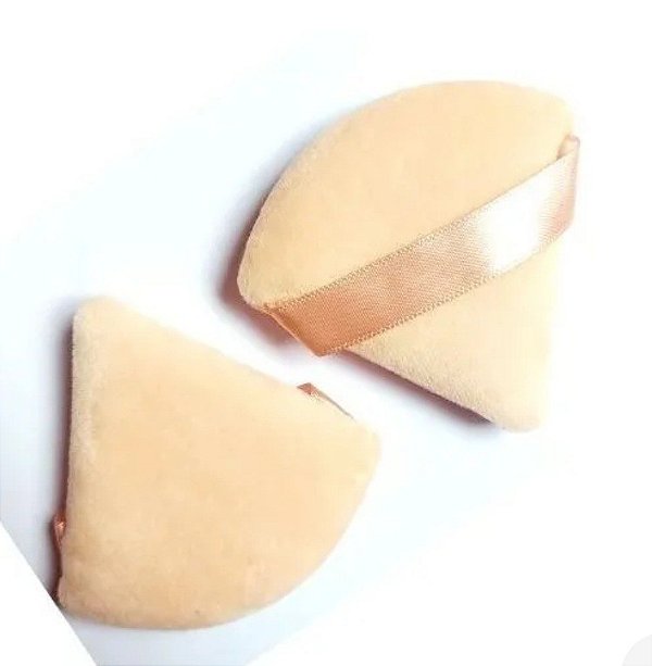 Esponja triangular para pó