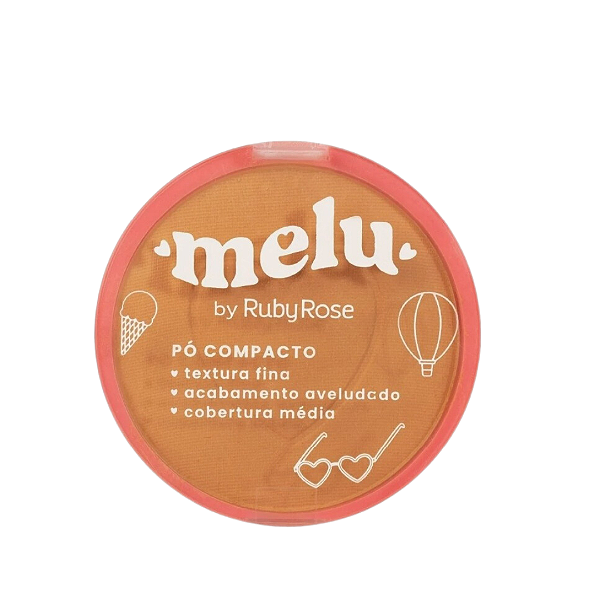 Pó compacto Melu