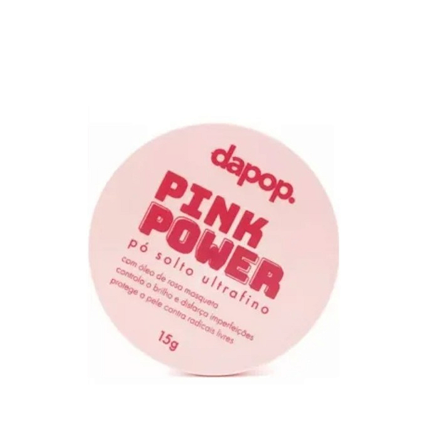 Pó Solto Pink Power Rosa Mosqueta Dapop