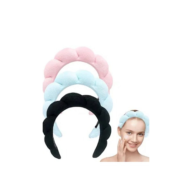 Tiara Nuvem para Maquiagem e Skincare(Cores Diversas)