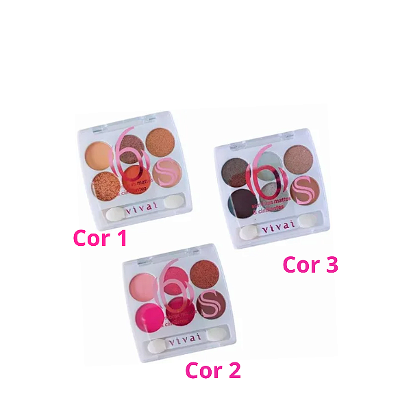 Paleta de Sombra Matte e Cintilantes Vivai