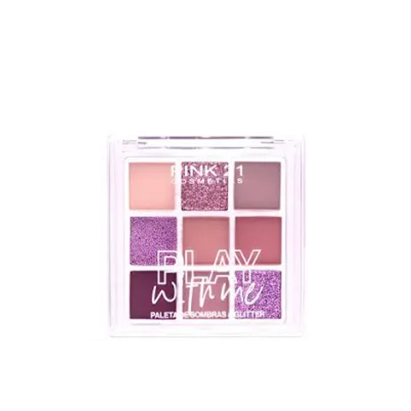 Paleta de Sombra e Glitter Pink21
