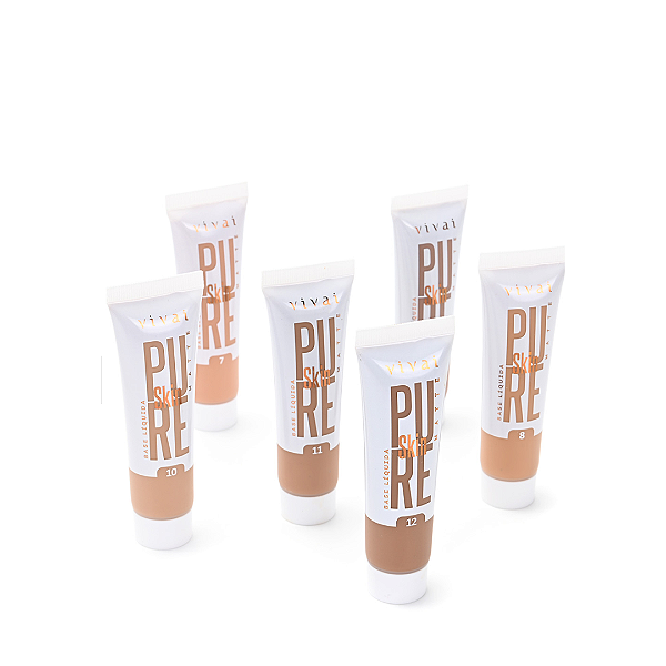 Base líquida Matte Pure Skin Vivai