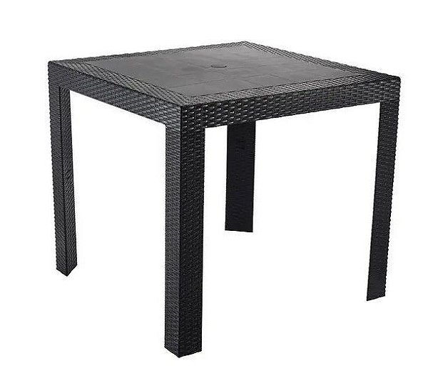 Mesa Ibiza Quadrada 80x80cm Em Polipropileno