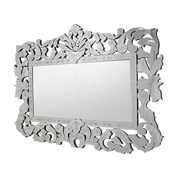 Espelho Decorativo Musselini Retangular