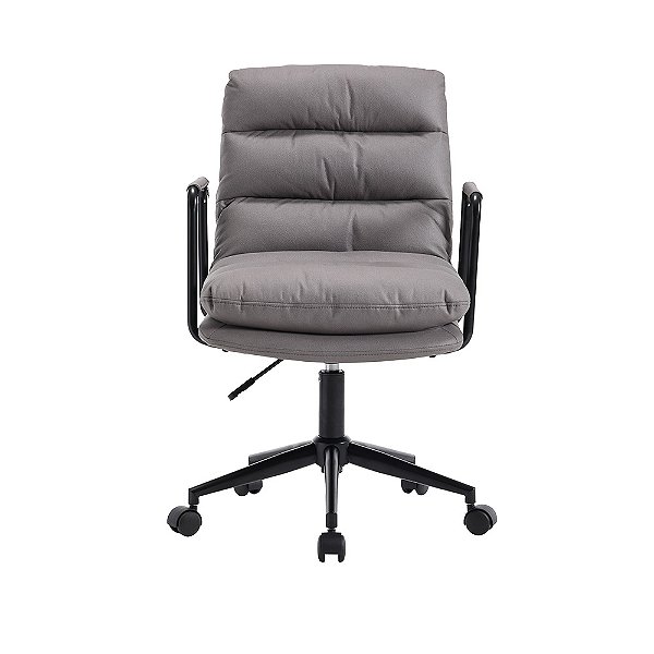 Cadeira Office Arizona, Base Metal(PRETO), Sist. Relax C/ Assento Estofado
