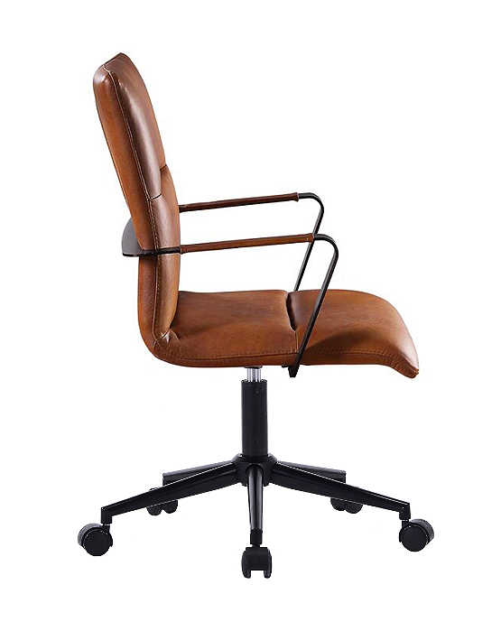 Cadeira Office Palermo Base Aço Carbono(Preto), Sist. Relax, Assento Estofado C/ Revest. PU