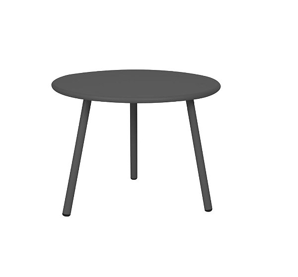 Mesa de Centro Noronha Grande Ø 60 x 44,5cm, Em Aço C/ Pintura Outdoor