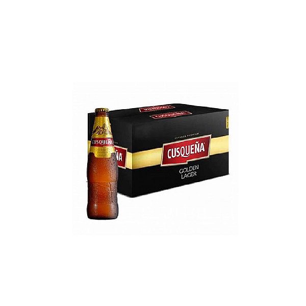 Cerveja Cusqueña Golden Lager Pilsen (Caixa 24x330ml) | Peruana Premium 4,8%