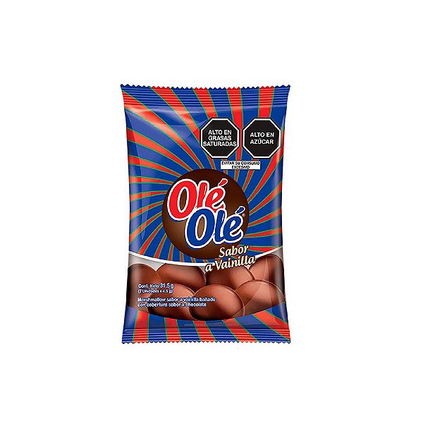 Marshmallow Olé Olé Winters Peruano - Cobertura de Chocolate | Saquinho com 50 Unidades