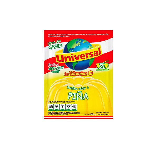 Gelatina Universal Abacaxi 130 g