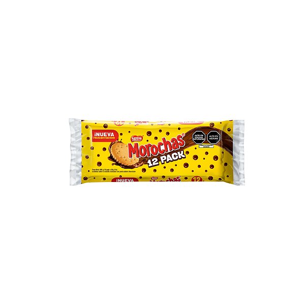 Bolachas Morochas. Pacote com 12 unidades