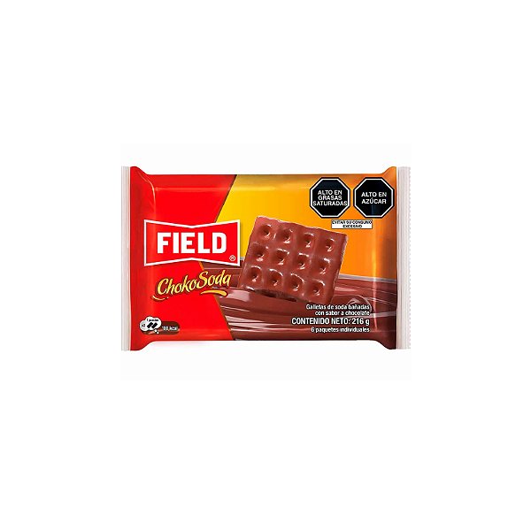 Bolachas Chocosoda. Pacote com 6 unidades