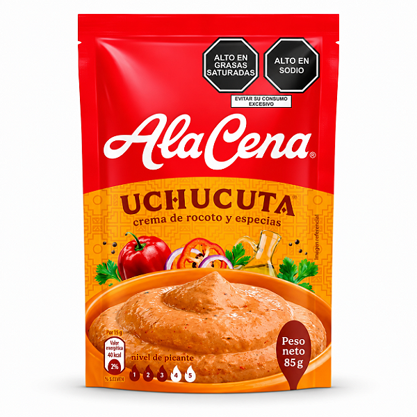 Molho de Pimenta Rocoto Peruana Uchucuta AlaCena 85g - Creme Picante