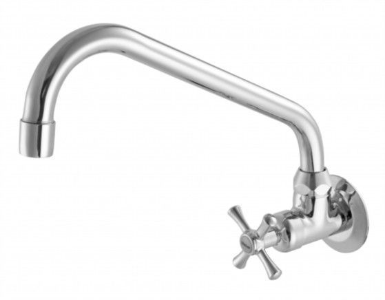 Torneira Meber Cozinha Bica Móvel Parede 1165 C 24 1/2 B