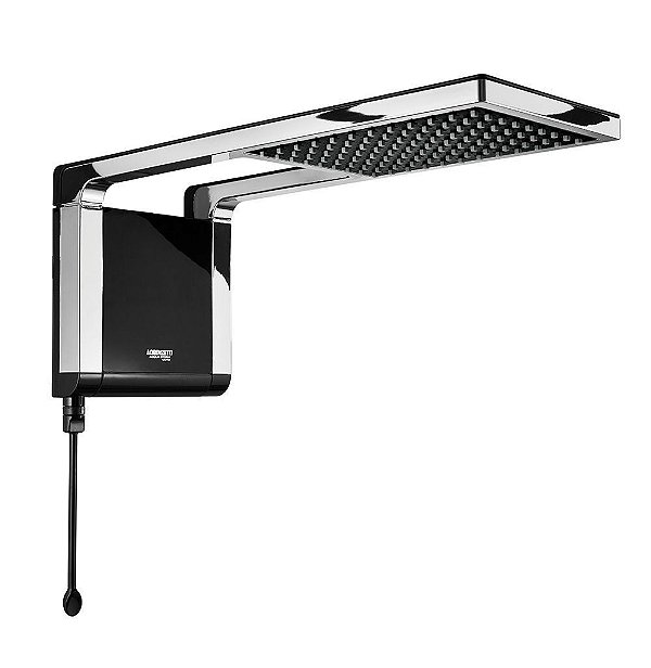 Chuveiro Lorenzetti Acqua Storm Ultra Preto com Cromado 7800W 220v
