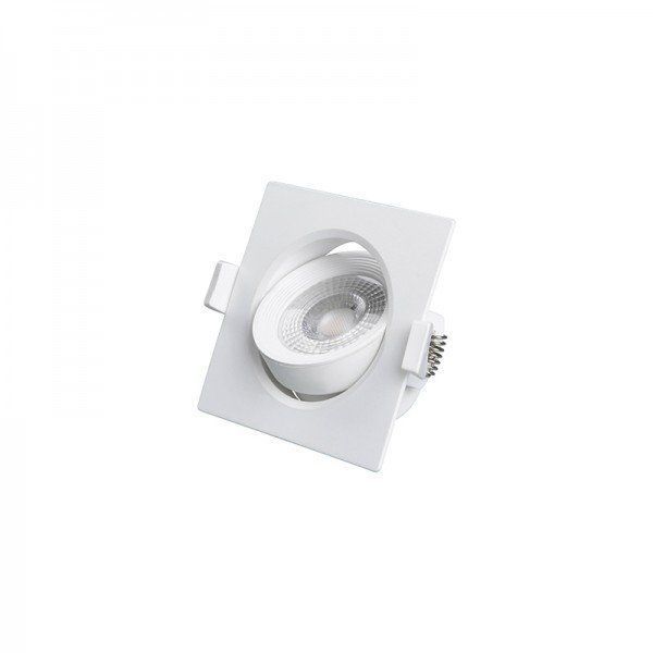 Spot Led Emb Quadrado 5w 3000k Lorenzetti New