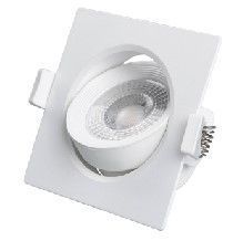 Spot Led Embutir Quadrado 5w 6500k Lorenzetti New