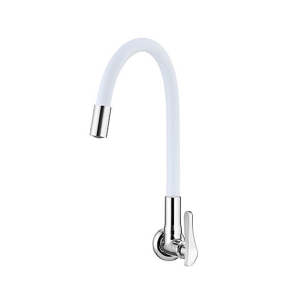 Torneira Lorenzetti Cozinha Parede Flex White 1178 W27