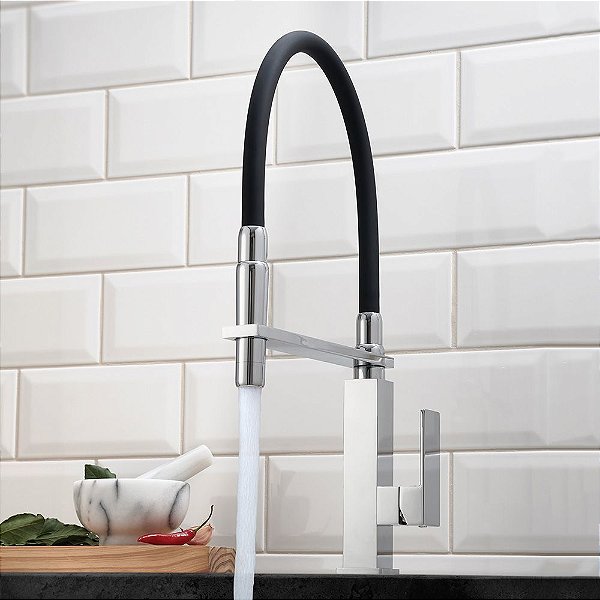 Monocomando Lorenzetti Cozinha Lvogue Flexível 2267 B98