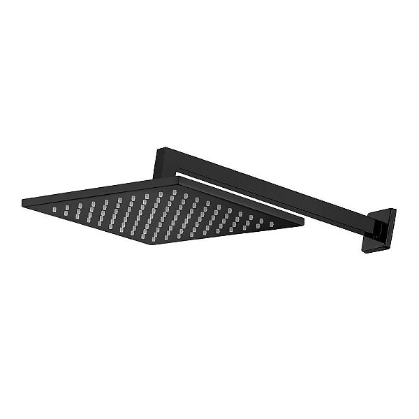 Ducha Lorenzetti 7034 B16 Quadrado Black Parede