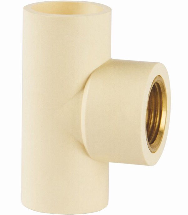 Cpvc Tee Transição F / F / F Dn22x3/4 Amanco