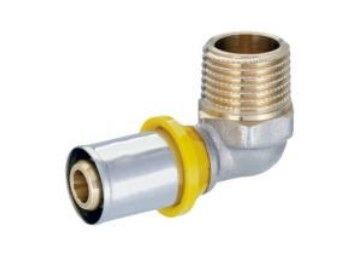 Pex Gás Amanco Joelho 90° Transição M Gás Dn20x1/2