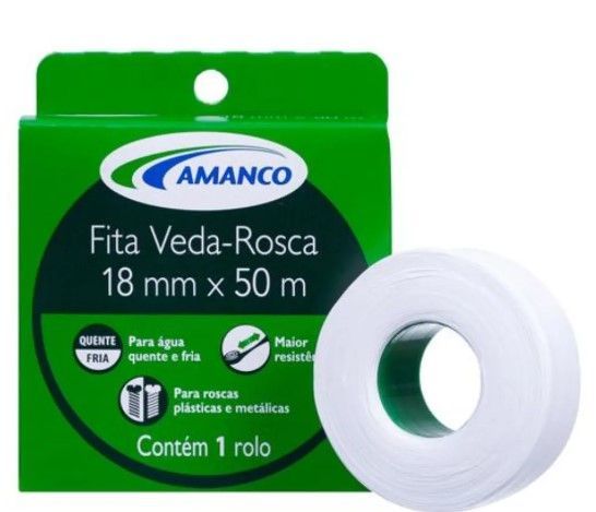 Fita Veda Rosca 18 X 50m Amanco