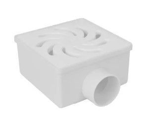 Amanco Ralo Sifonado N20 Quadrado GR Branco 100x52x40
