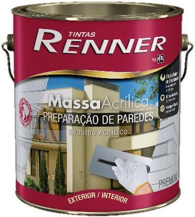 Massa Acrílica Renner 5kg Branca