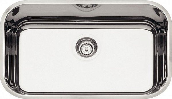 Cuba Tramontina Retangular Inox 56x34 Alto Brilho Prime 4.1/2 com Escape