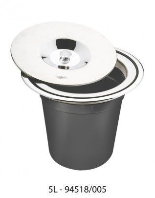 Lixeira Inox Tramontina Embutir Clean 8l