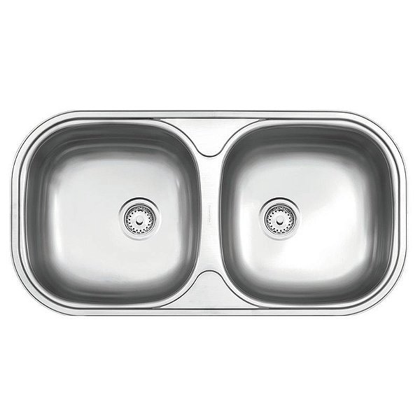 Cuba Tramontina Dupla Retangular Horizontal Inox 78x40 Polida