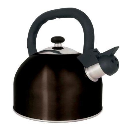 Chaleira Mor Aço Inox 2,5 Litros Mattina Preta