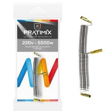 Resistencia Pratimix Lorenzetti 5500W Torneira Easy 220v