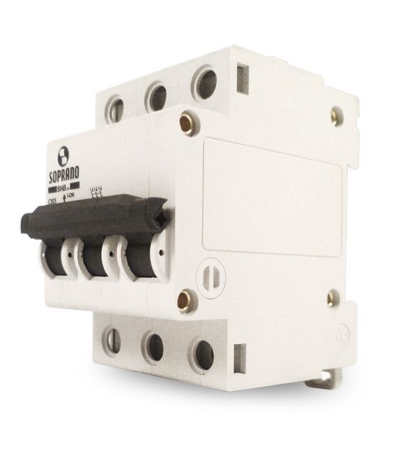 Disjuntor Soprano Branco Din 3 X 50a