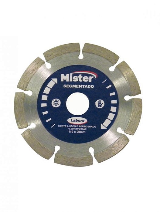 Disco Diamantado 7 Mister 180mm Segmentado