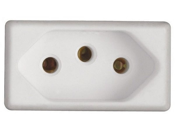 Embutir Modulo Tramontina Branco Tomada 20a